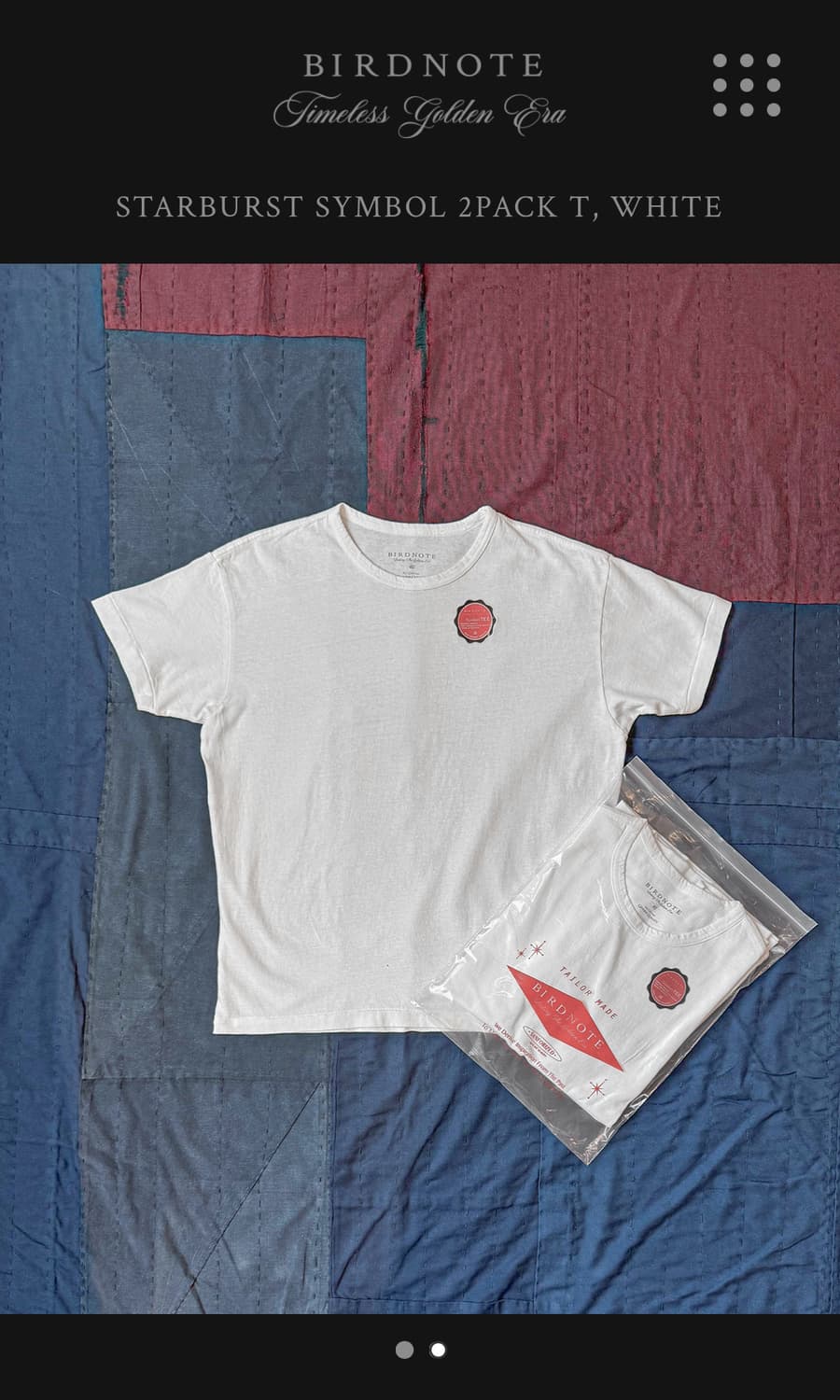 버드노트 BIRDNOTE 2PACK 티셔츠 상품이미지1