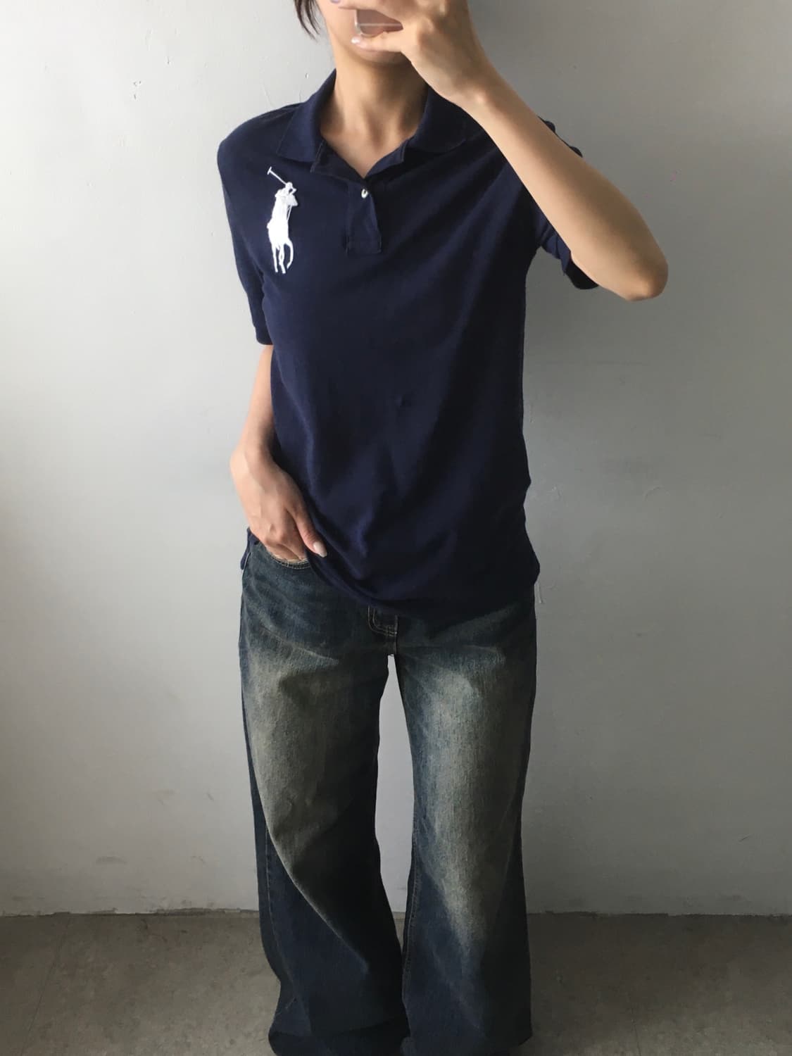 폴로 랄프로렌 빅포니 네이비 피케티 상품이미지2