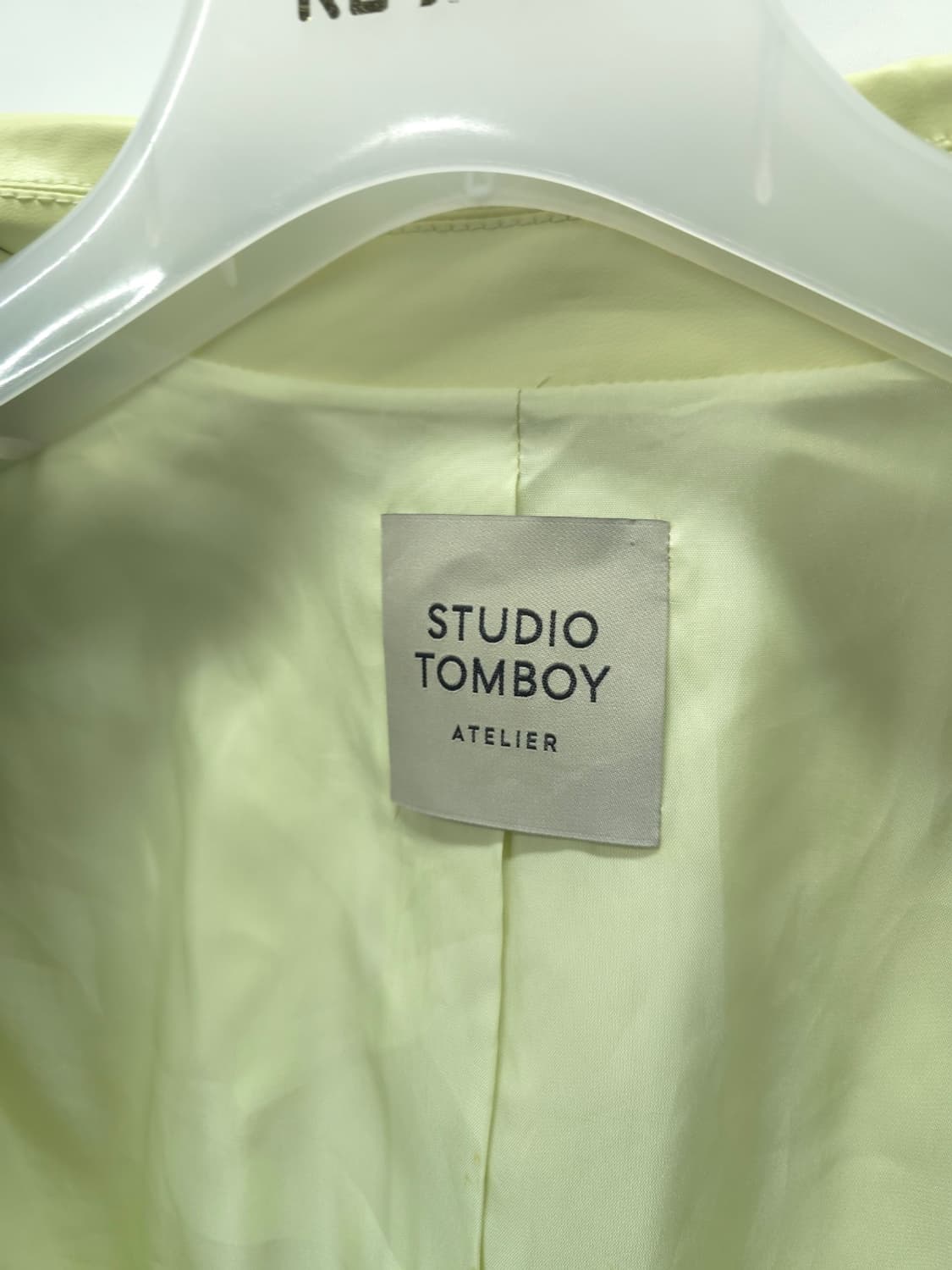 스튜디오 톰보이 아뜰리에 라인 크롭 레더 자켓(55) 상품이미지6