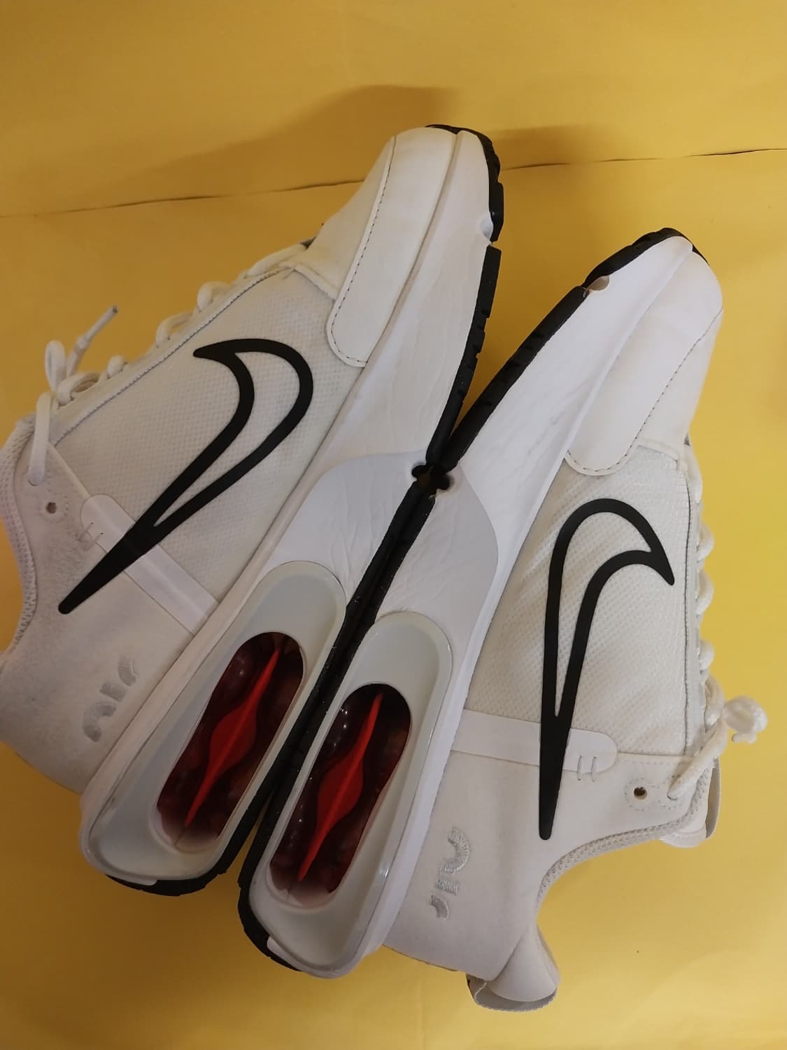 남성 나이키 에어맥스 인터락 화이트 운동화 (255) 상품이미지7