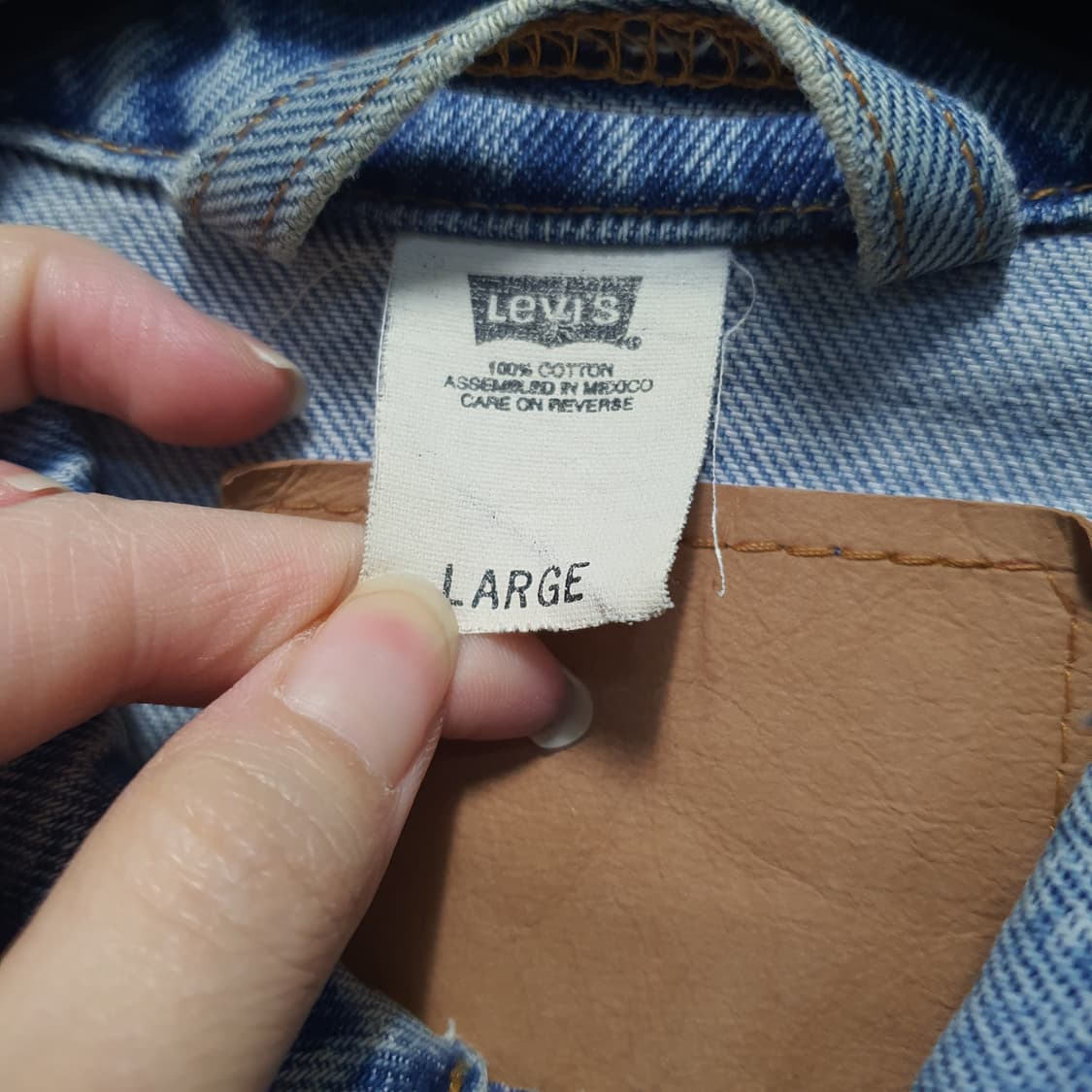 리바이스 빈티지 데님 트러커  자켓 청자켓  상품이미지6