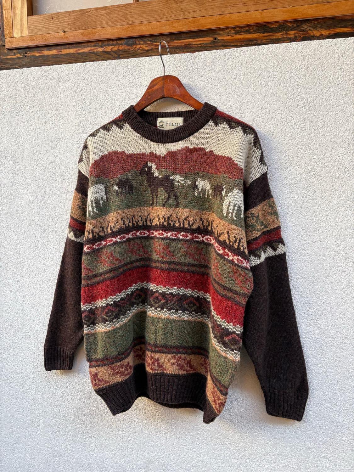 자수 울 니트 상품이미지2