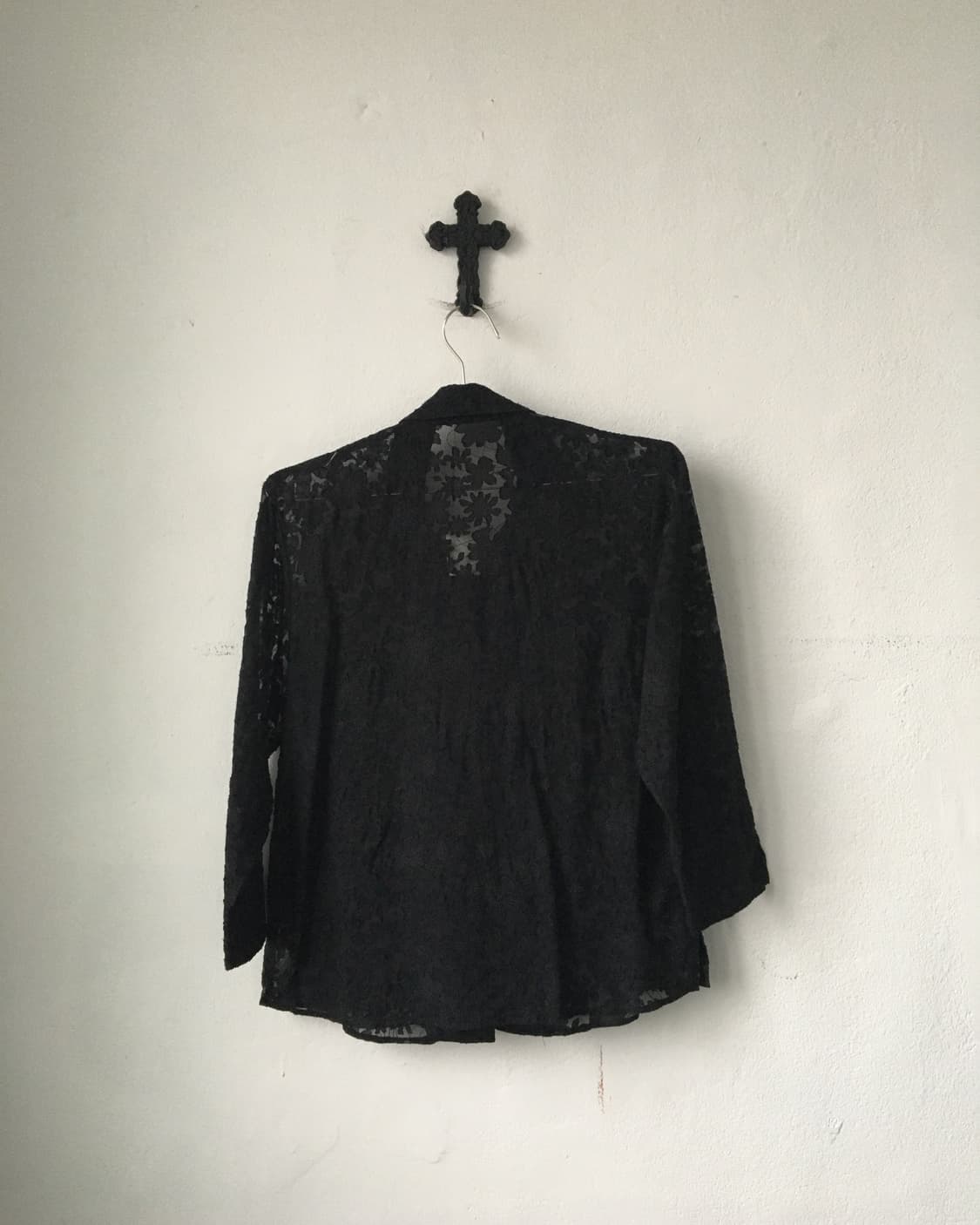 Pattern see through hshirt 상품이미지2