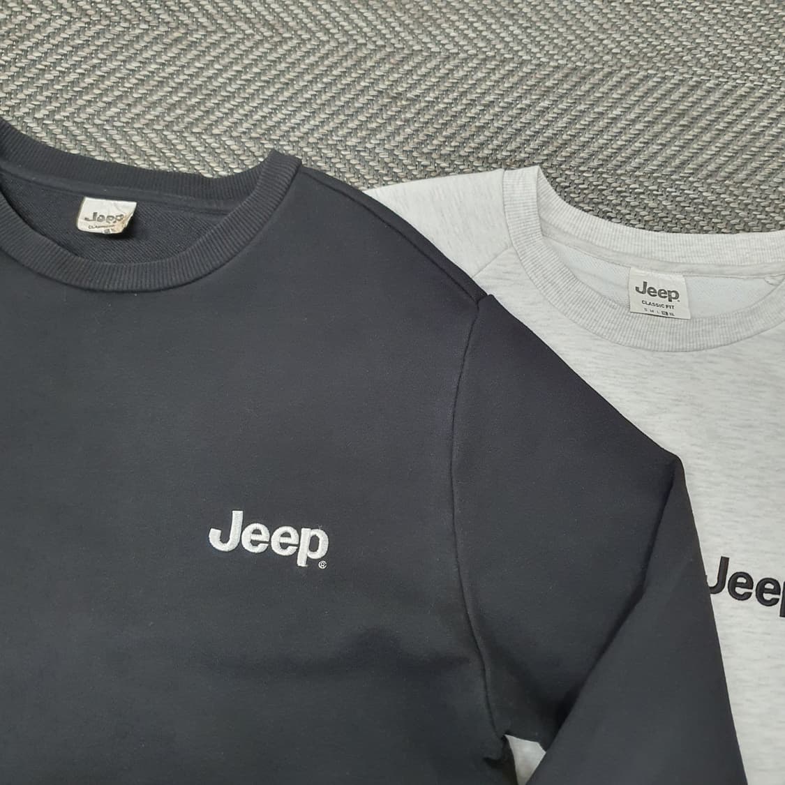 지프 오버핏 맨투맨 남자105 (2벌가격) 상품이미지4