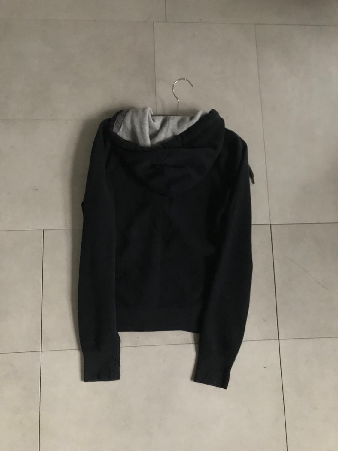 아베크롬비 네이비 딱붙핏 후드집업 상품이미지10