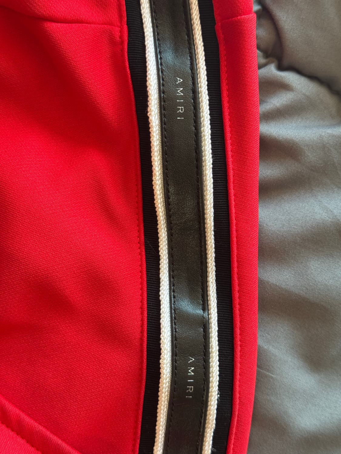 아미리 레더 트림 트랙 자켓 XL 상품이미지3