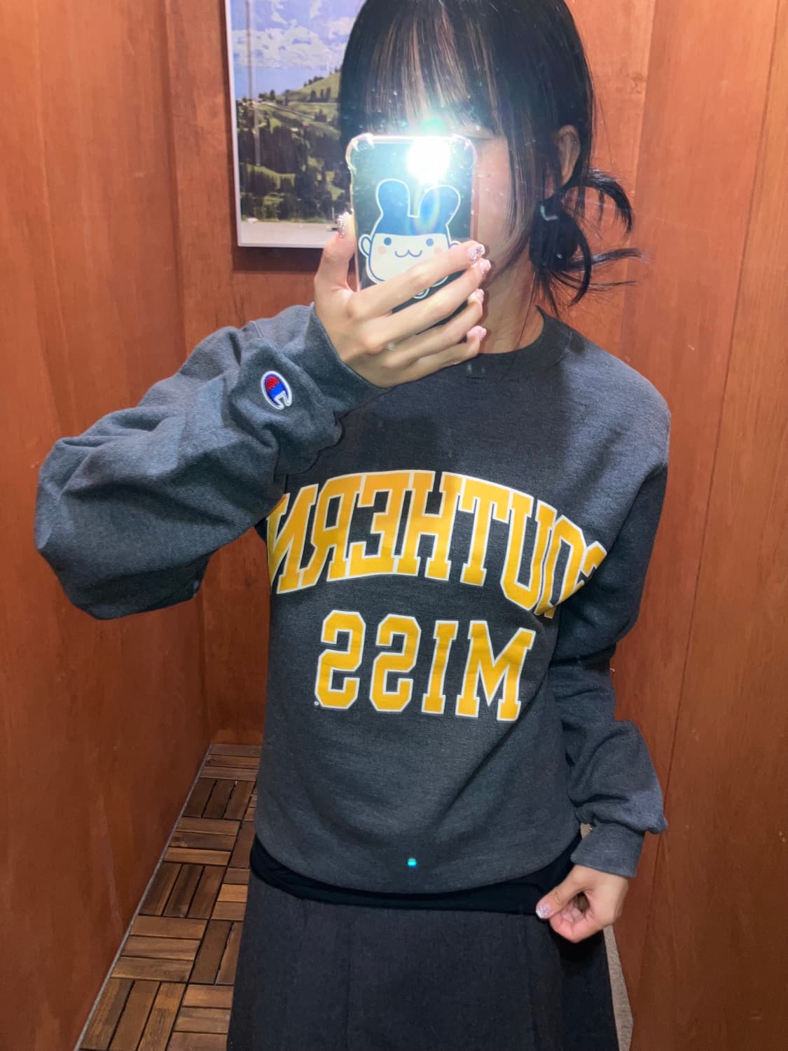 Champion 챔피온 유니버시티 프린팅 스웻셔츠 맨투맨  상품이미지1