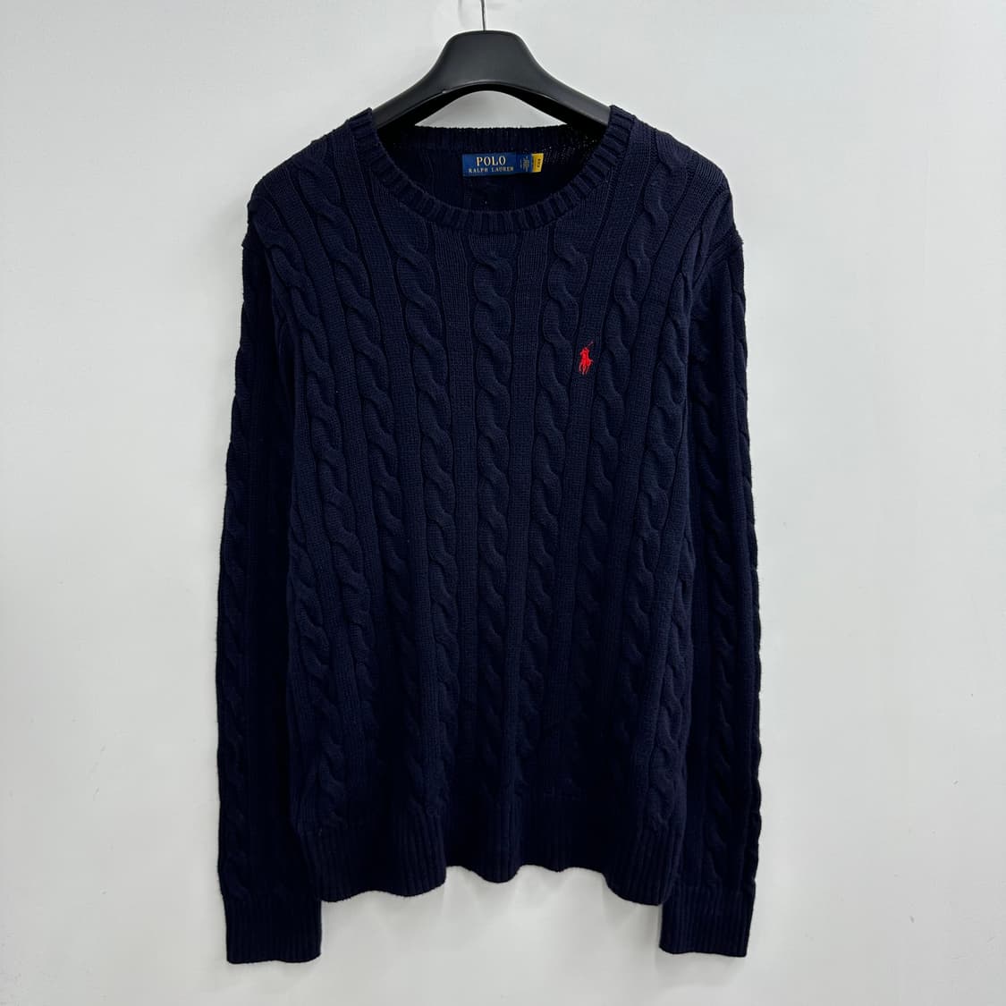 [신형] 100 폴로 랄프로렌 남자 꽈배기 니트 상품이미지1