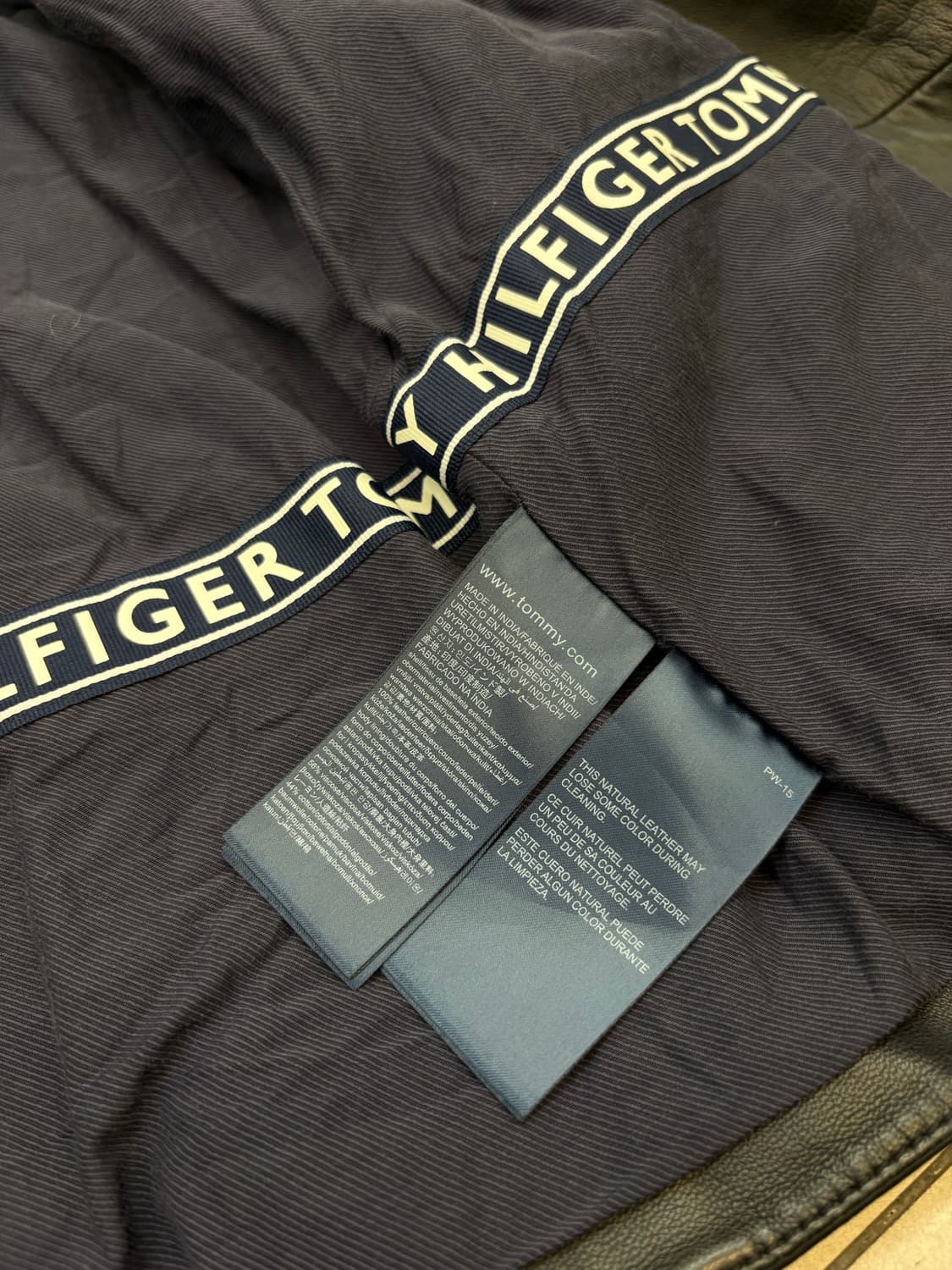 타미힐피거 램스킨 레더자켓 상품이미지9