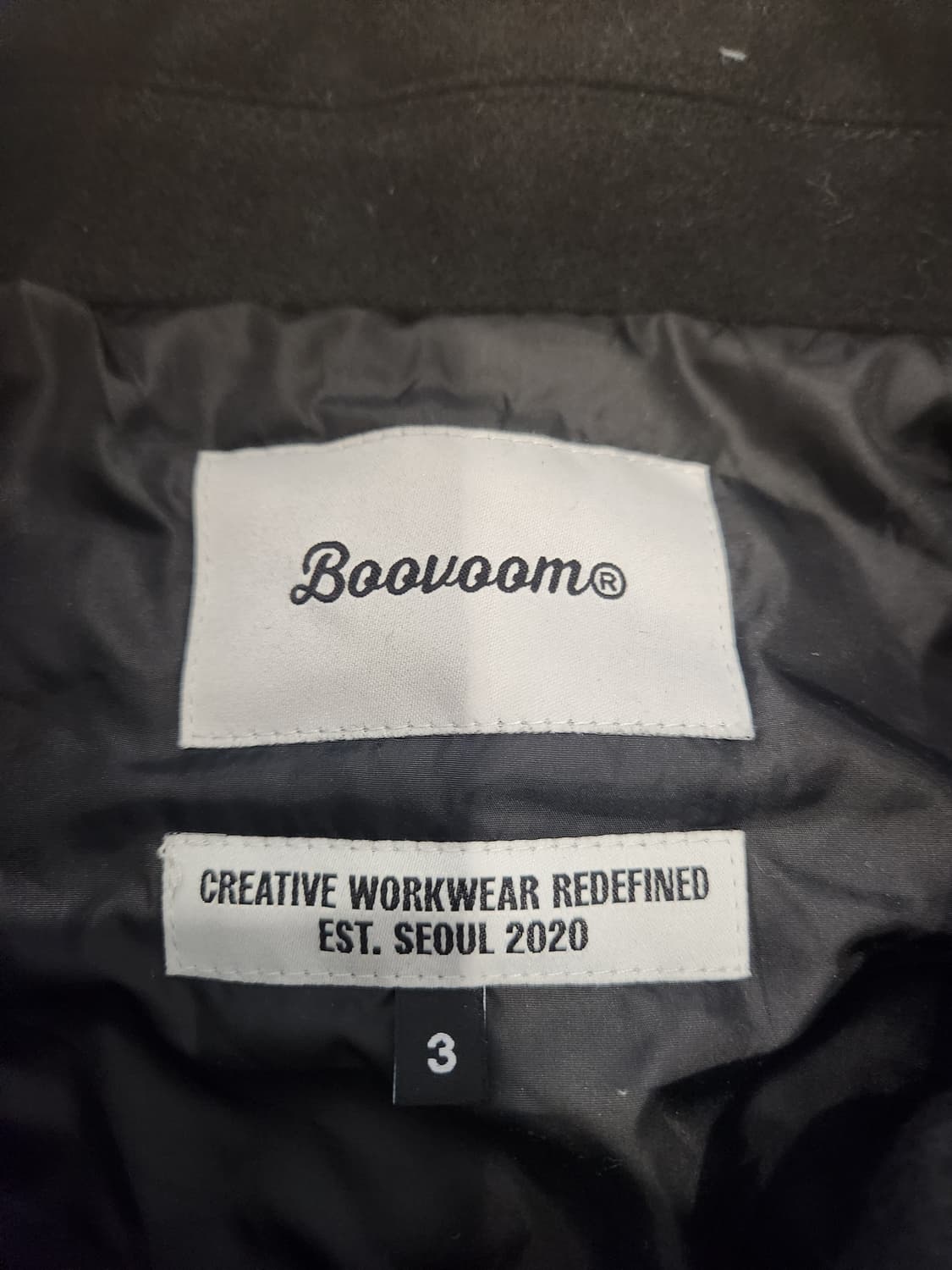 부붐 빅사이즈 시티워커 윈터가드 울 봄버 자켓 3사이즈 상품이미지2