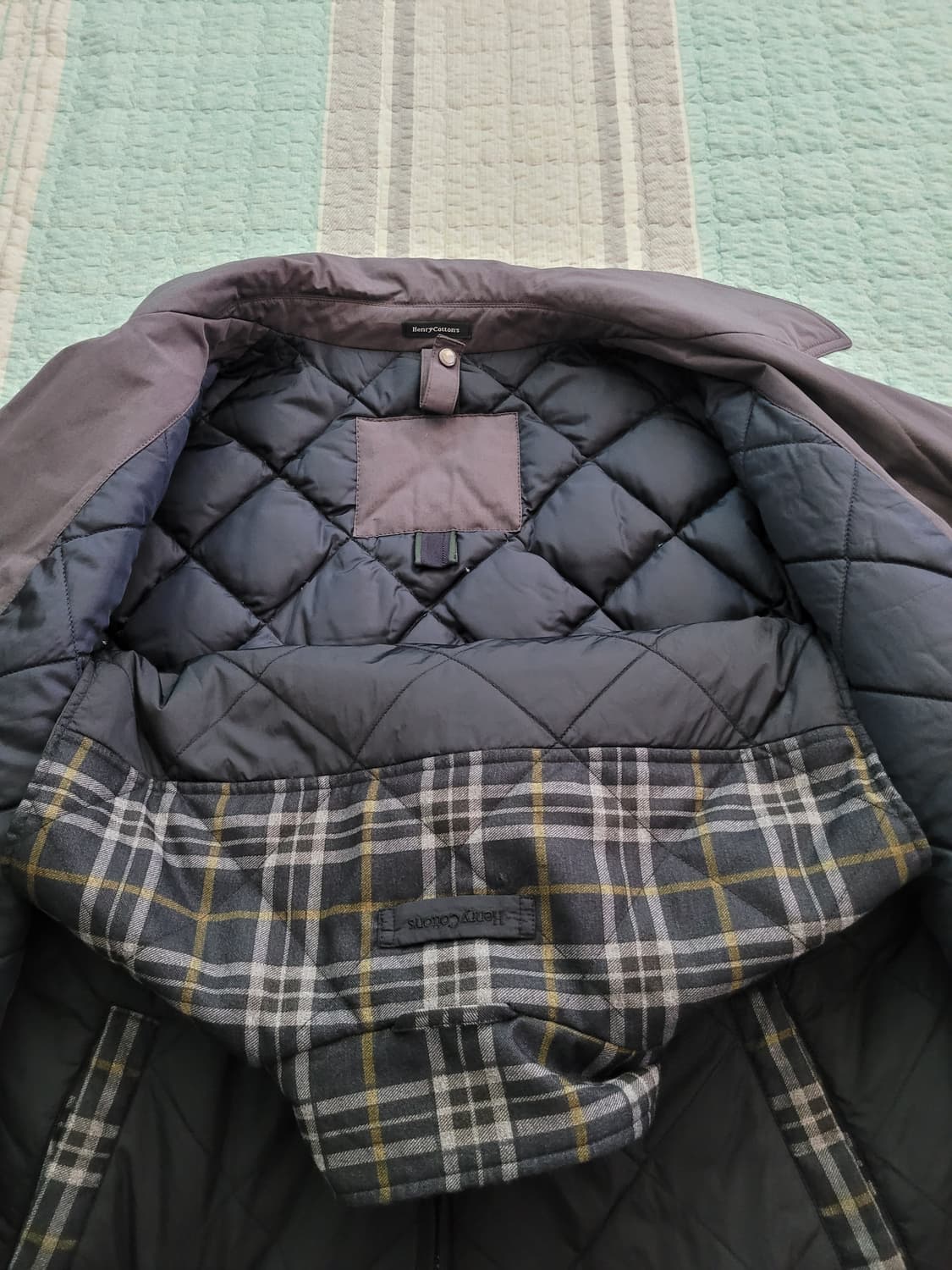 헨리코튼 Henry Cotton 구스다운 파일럿코트 105사이즈 상품이미지4