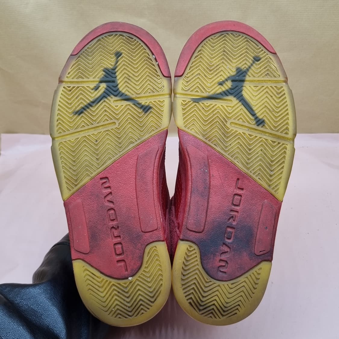 나이키 조던 5 레트로 레드 스웨이드 운동화 260 상품이미지3