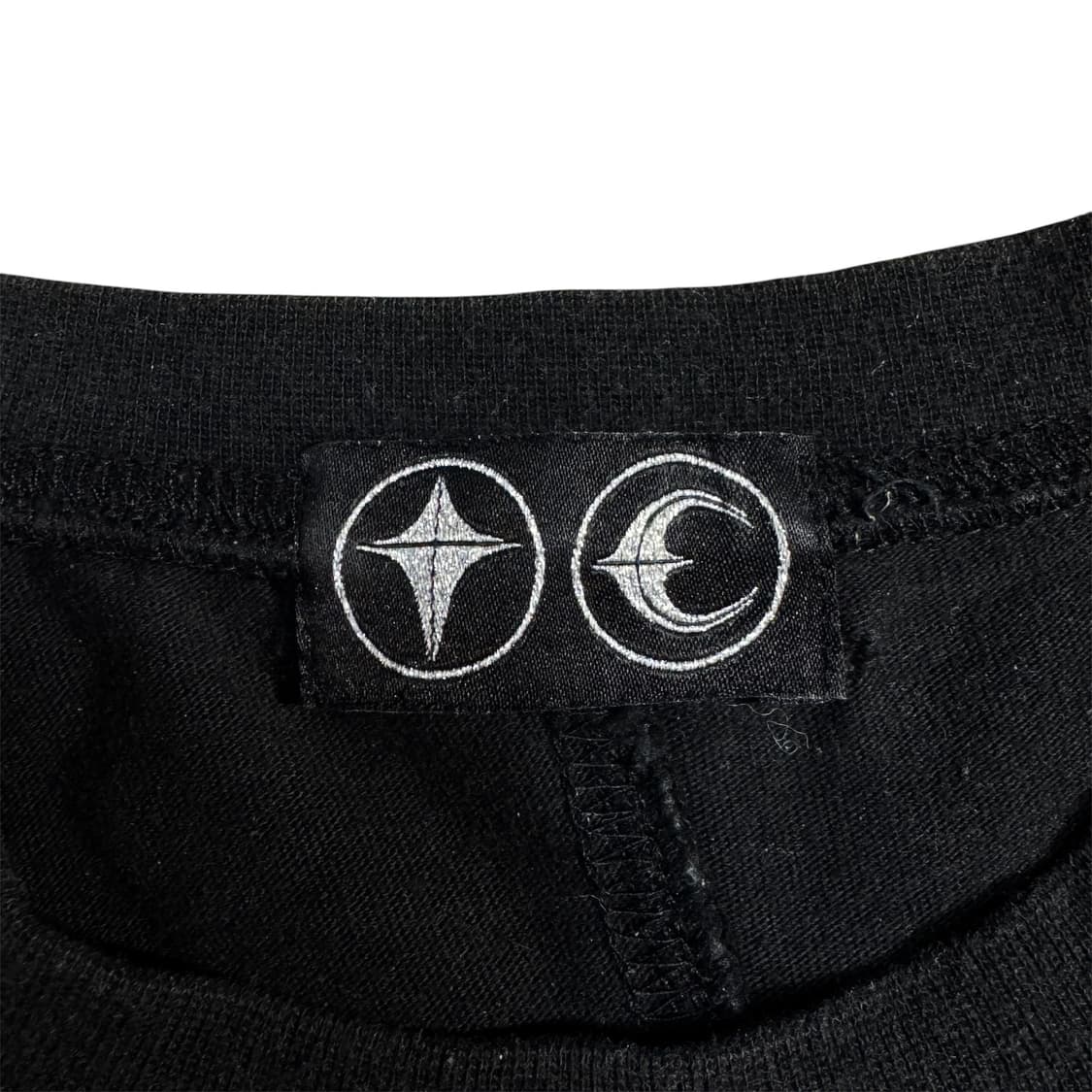 떠그클럽 백 티셔츠 슬림 블랙 상품이미지4