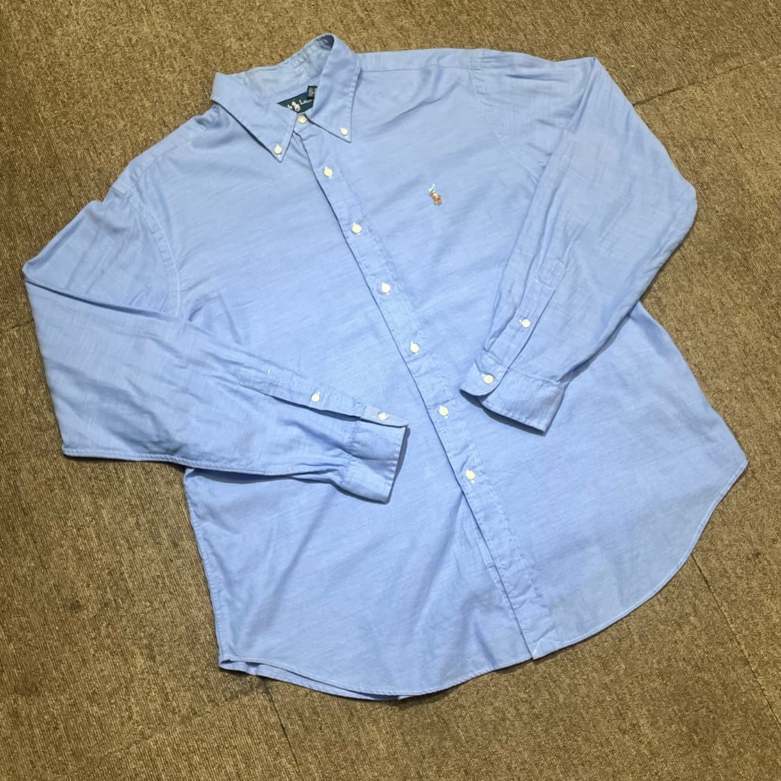 (XL) POLO 폴로 랄프로렌 솔리드 셔츠 클래식핏 상품이미지1