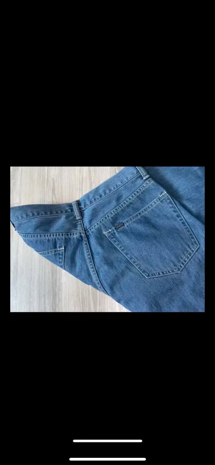 나나미카 5p 스트레이트 데님 인디고 블리치 32 상품이미지6