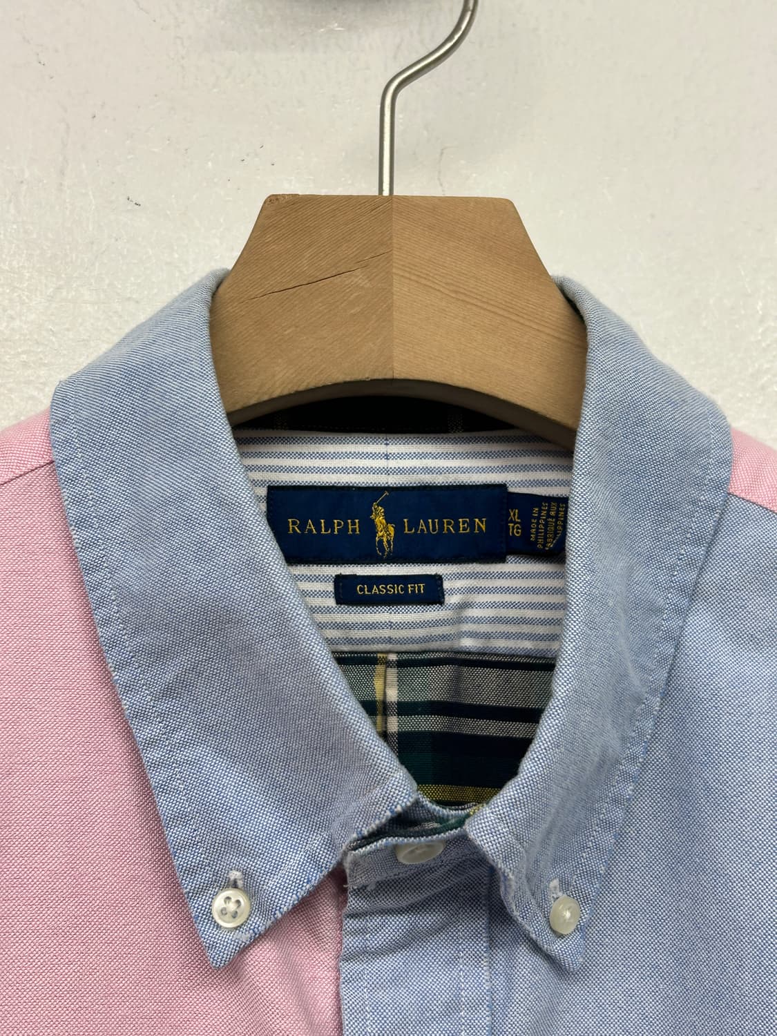 폴로 랄프로렌 컬러 블록 펀 셔츠 상품이미지4