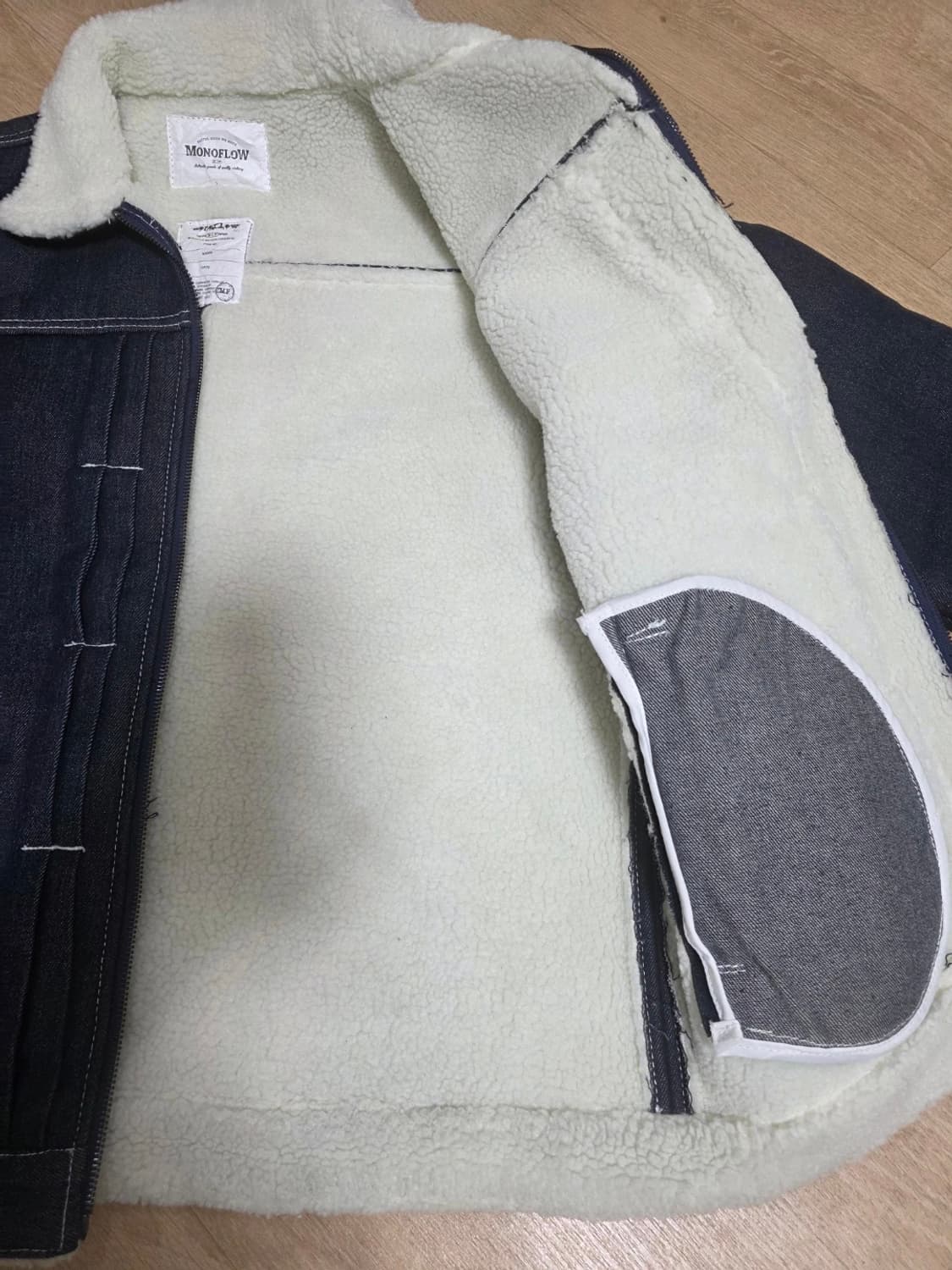 모노플로우 셰르파 데님 자켓 L 상품이미지9
