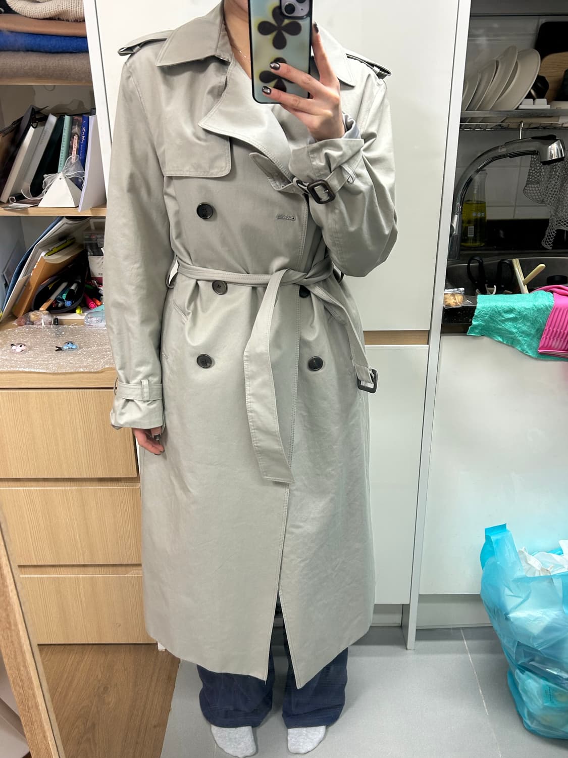 롱 트렌치코트  상품이미지2