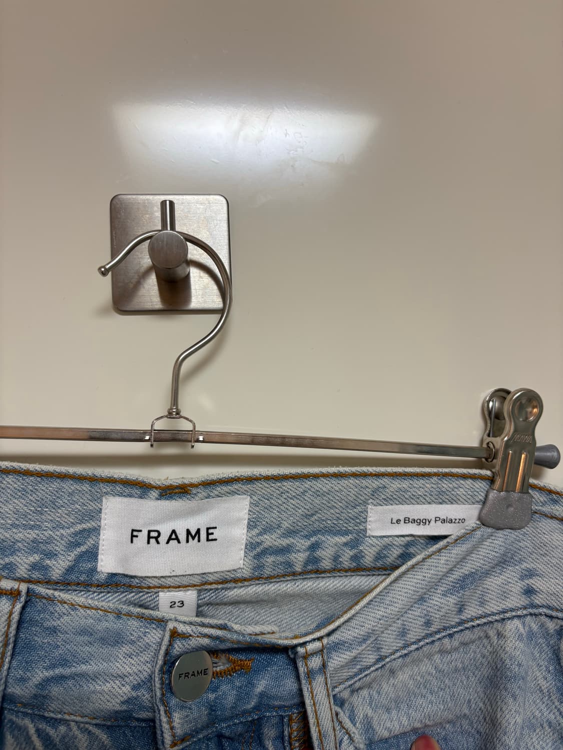 Frame 프레임 르 배기 팔라조 연청 데님 팬츠 상품이미지5