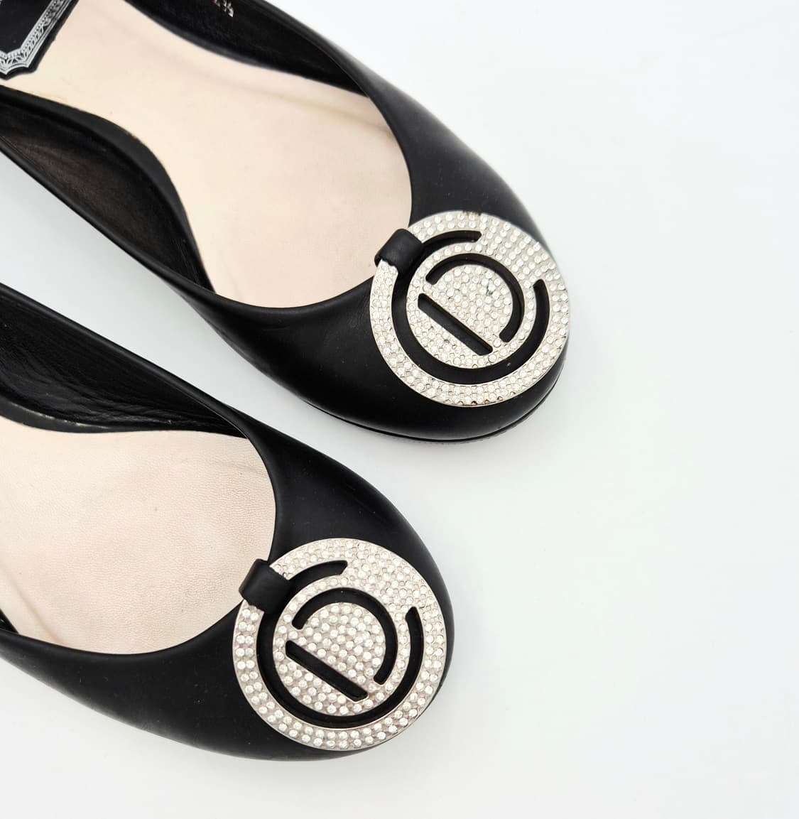 크리스찬 디올 CD 크리스탈 디테일 플랫 슈즈 34.5 상품이미지5