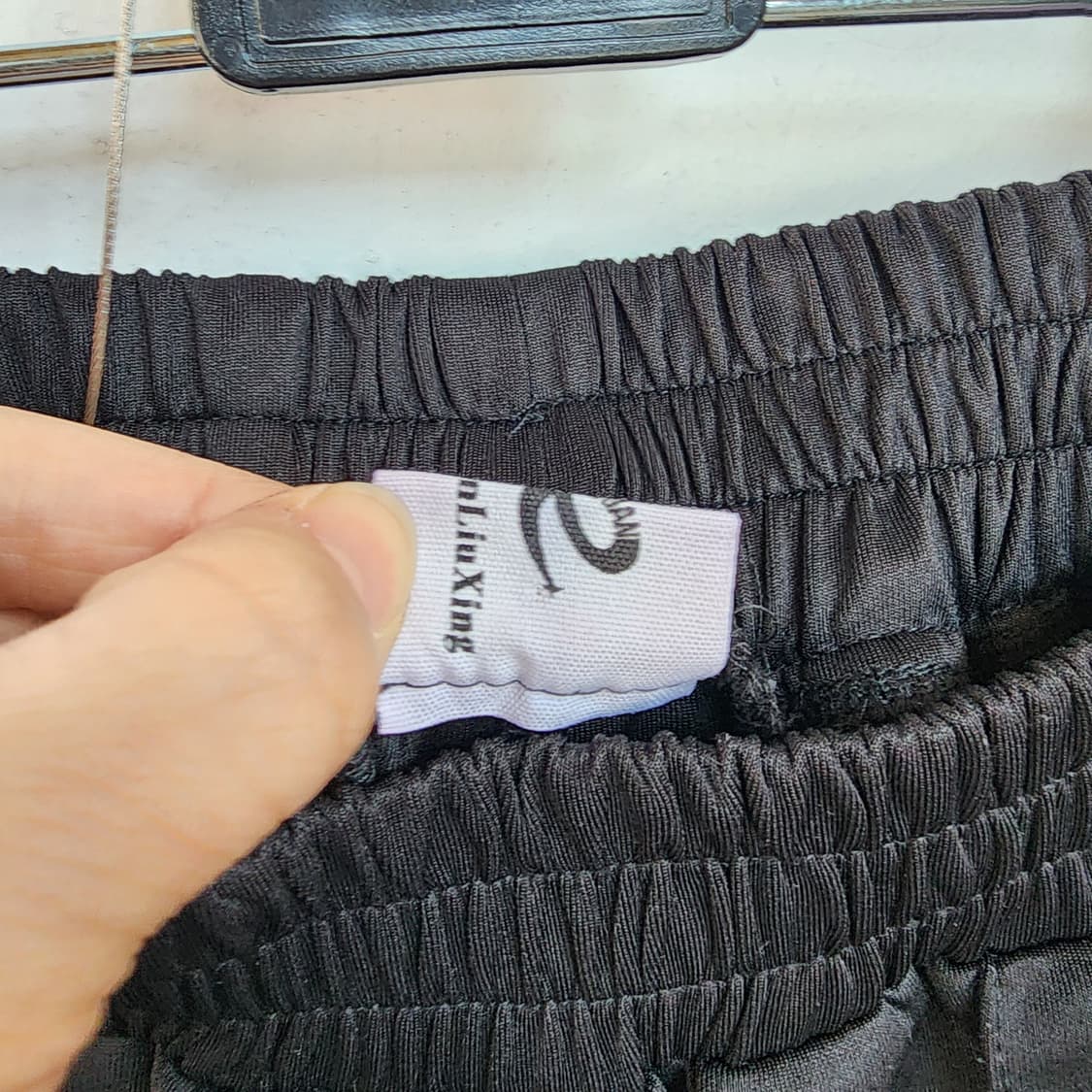 블랙 레이스 포인트 와이드 팬츠 상품이미지6