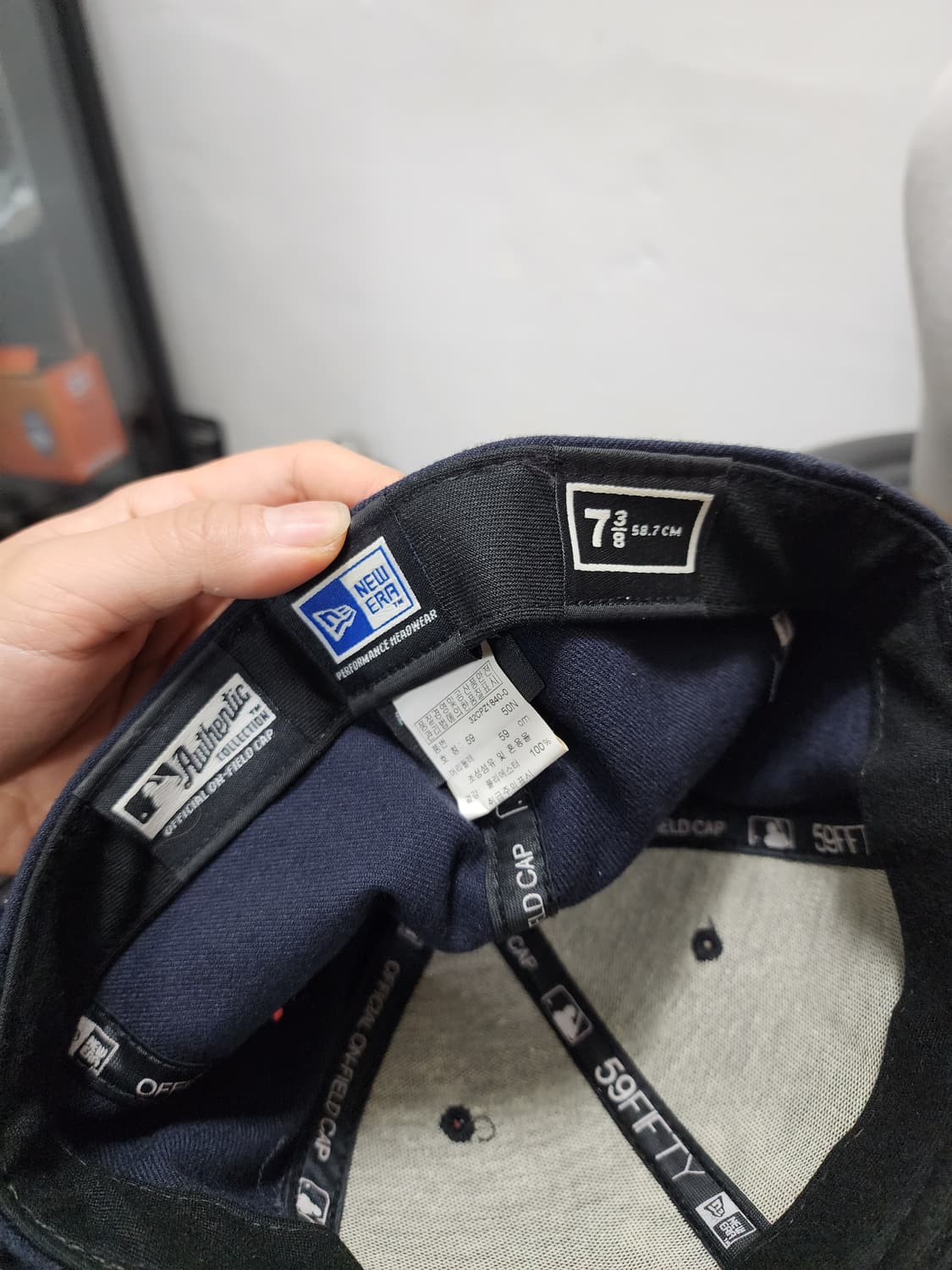 MLB x 뉴욕양키즈 뉴에라 네이비 볼캡  상품이미지5