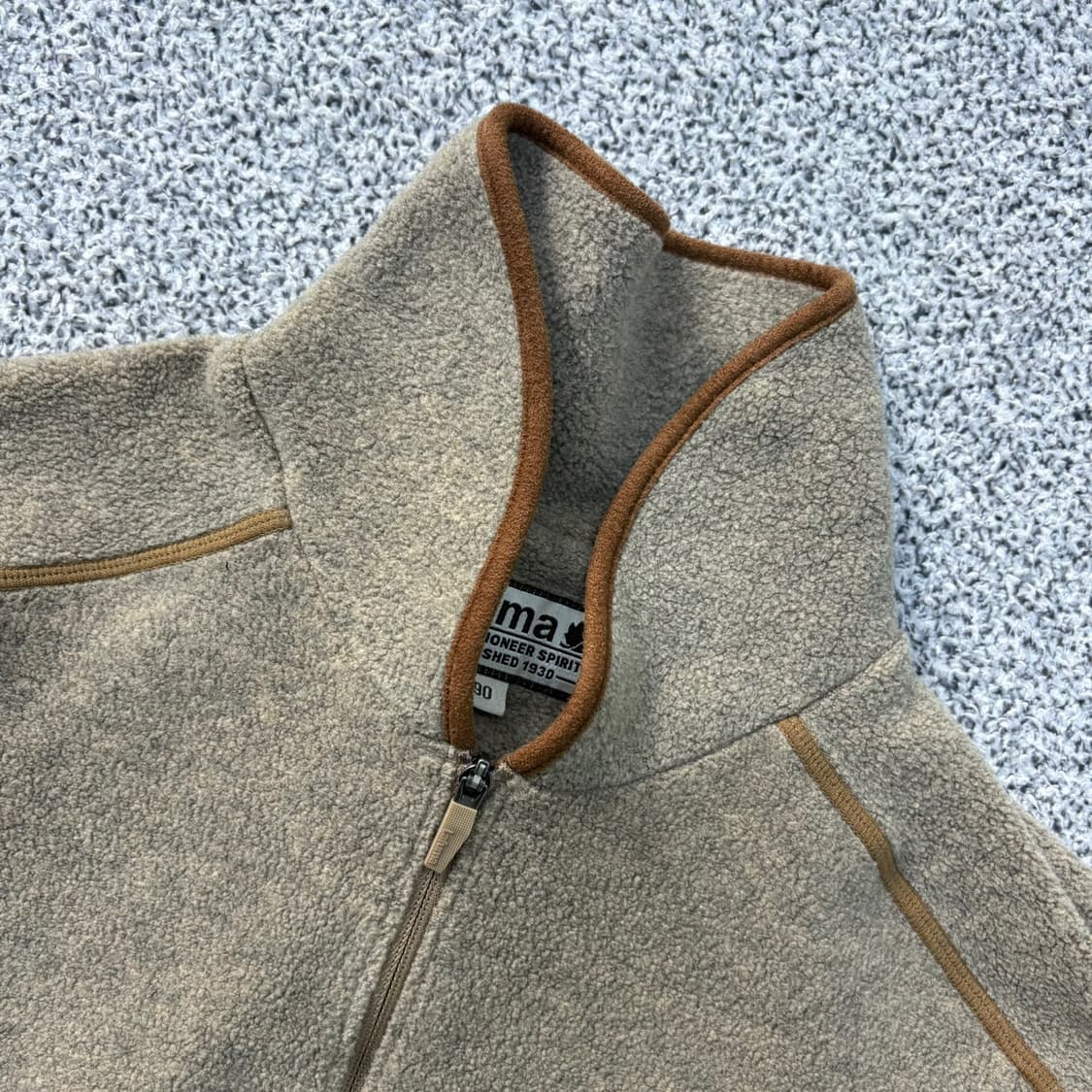 90 라푸마 여성 후리스 반집업 긴팔티 0401J 상품이미지3