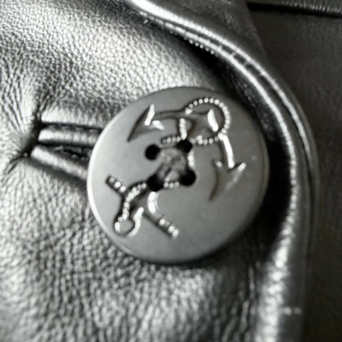 올드 갭 빈티지 레더 피코트 상품이미지6