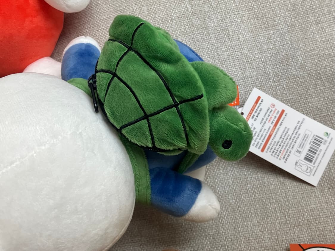 동전지갑을 멘 미피 4마리 세트 상품이미지4