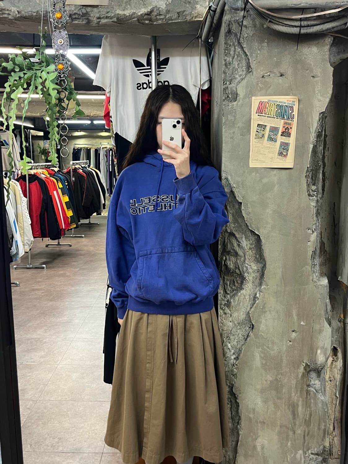 러셀 후드티 퍼플 L #csz1847 상품이미지2