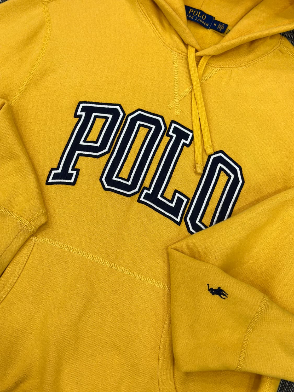 폴로 스펠로고 후드M 상품이미지3