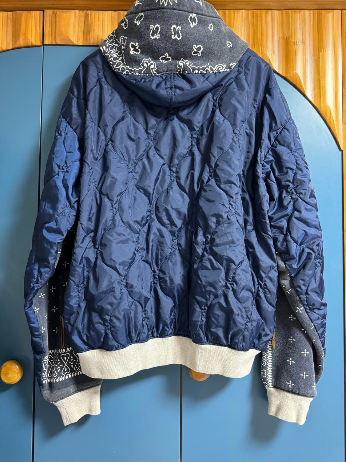 캐피탈 플리스 반다나 비부악 후드집업 블랙[4] 상품이미지5