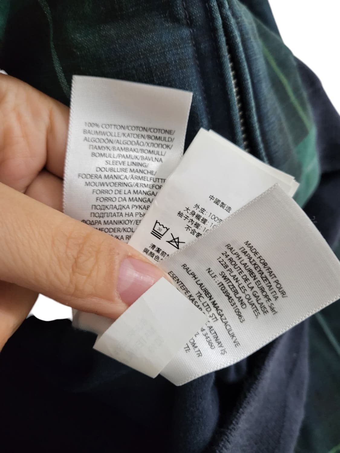 폴로랄프로렌 타탄체크 점퍼 상품이미지7