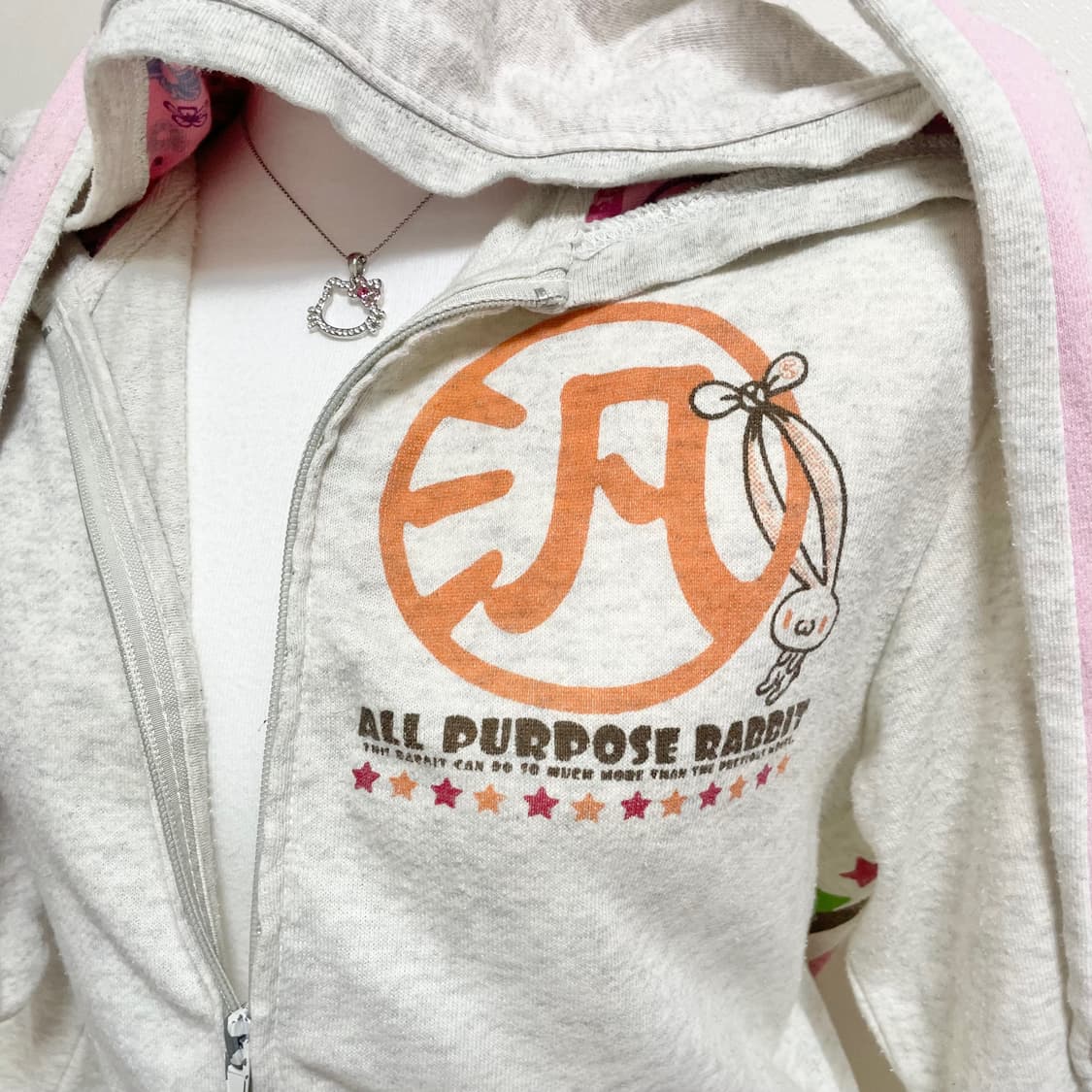 범용토끼 초희귀 레어 후드집업 갸루러블리 우사기후드집업 범용토끼후드집업 상품이미지5