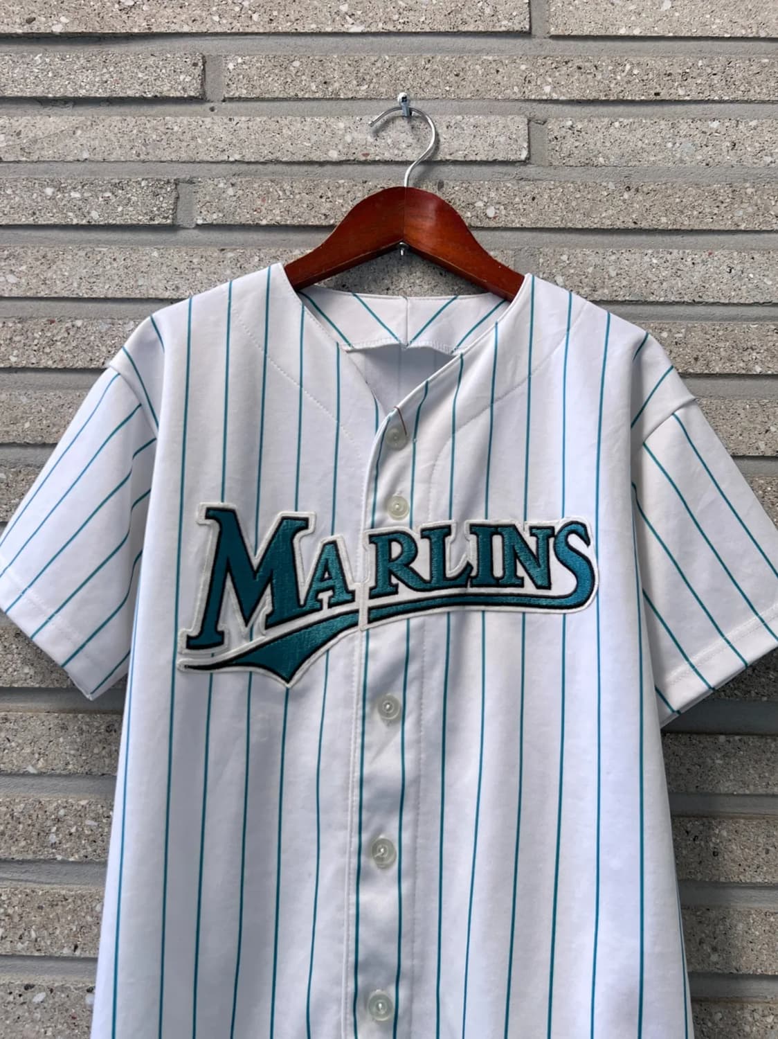 [S]Majestic USA 마제스틱 마이애미 MARLINS 베이스볼셔츠 상품이미지1