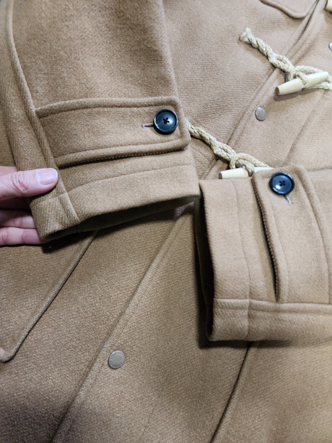 라이풀 미니멀 가먼츠 후드 떡볶이 코트 1사이즈  상품이미지4