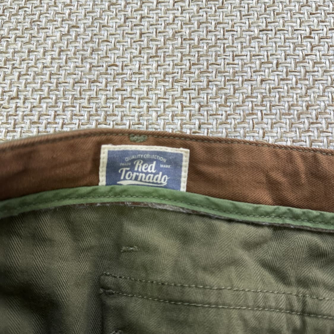 32 레드토네이도 빈티지 카키 팬츠 0421D 상품이미지2