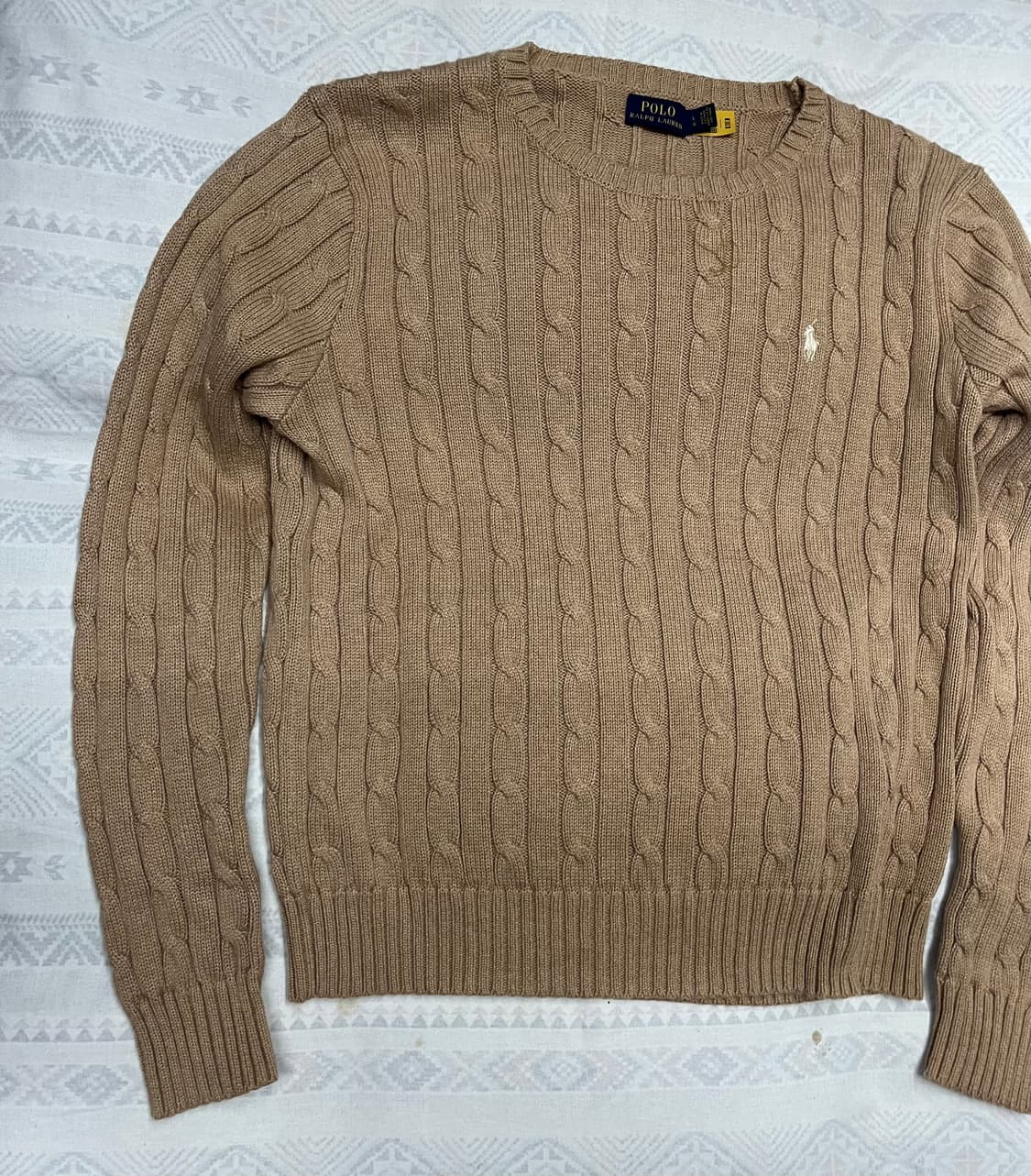 폴로 랄프로렌 케이블 니트 브라운 상품이미지2