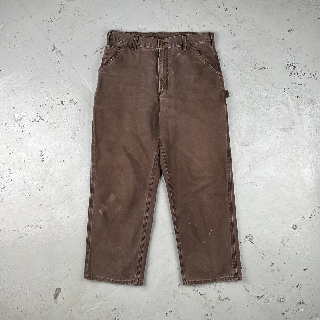 칼하트 다크브라운 싱글니 카펜터 팬츠 B11DKB 상품이미지4