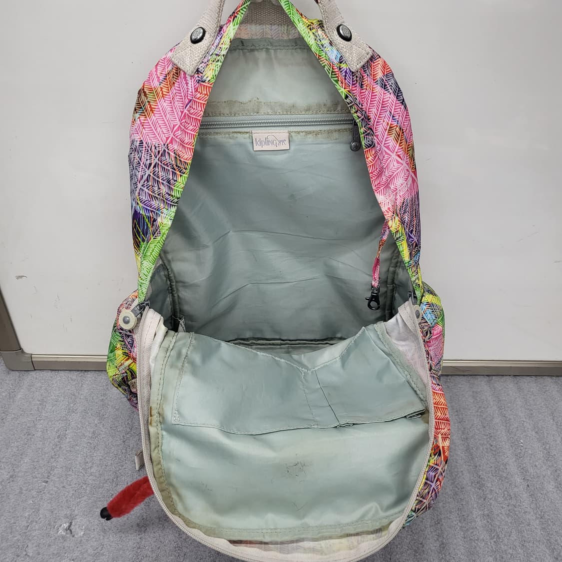 화려한 키플링 백팩 40x27x13cm 상품이미지8