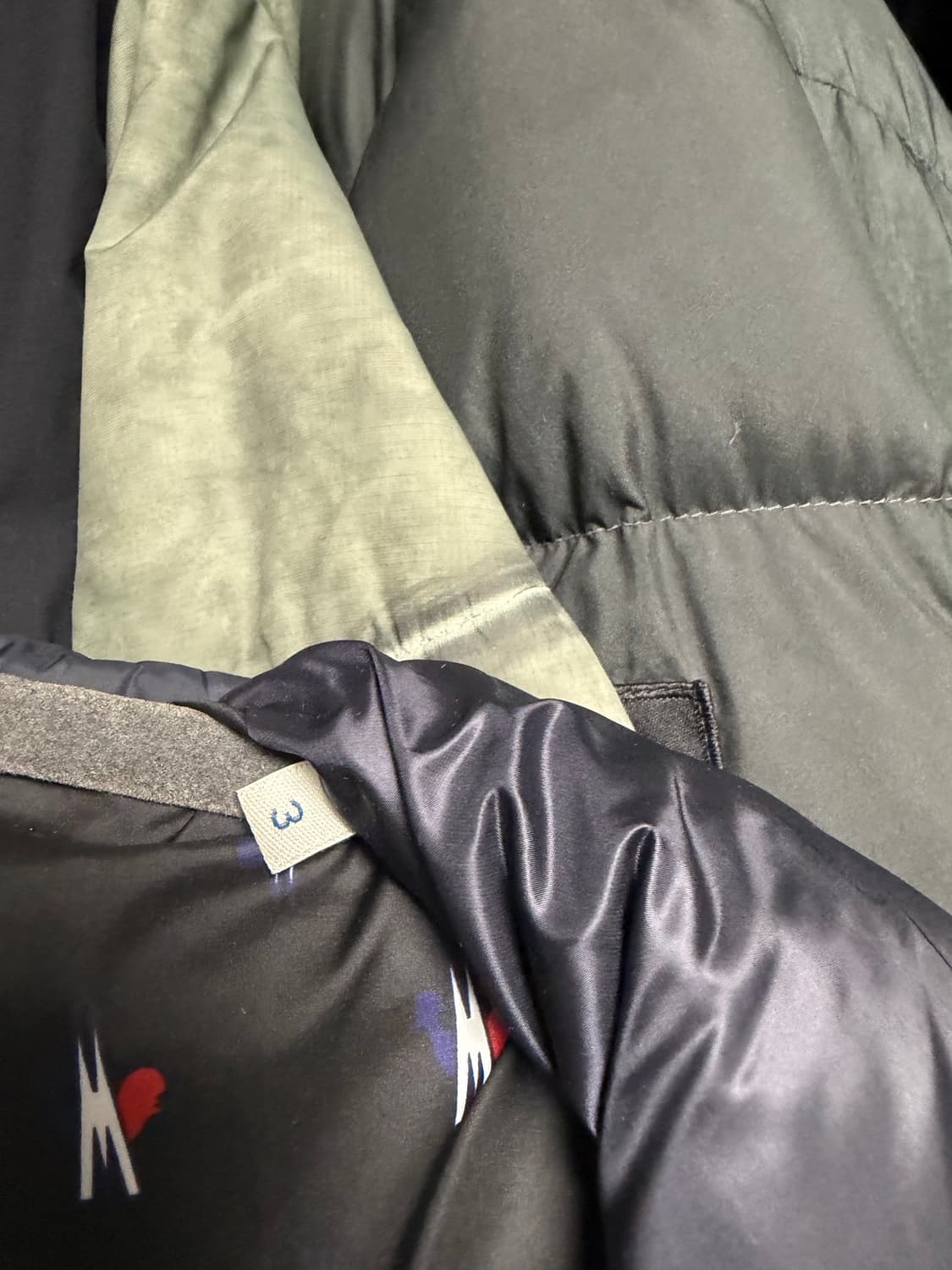 [3] 몽클레어 x 프라그먼트 백스테이지 패딩 셔츠 자켓 상품이미지5