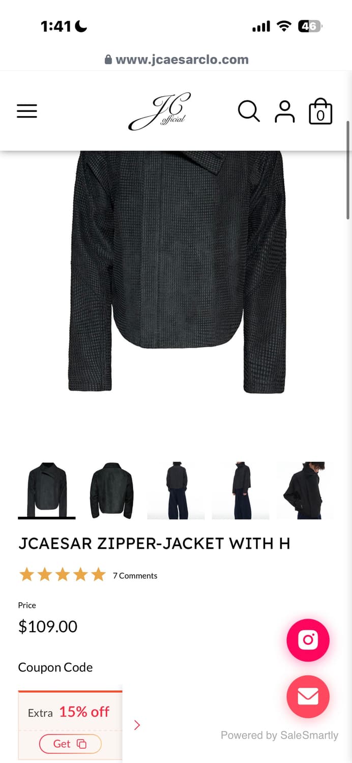 JCAESAR ZIPPER-JACKET WITH H 상품이미지2