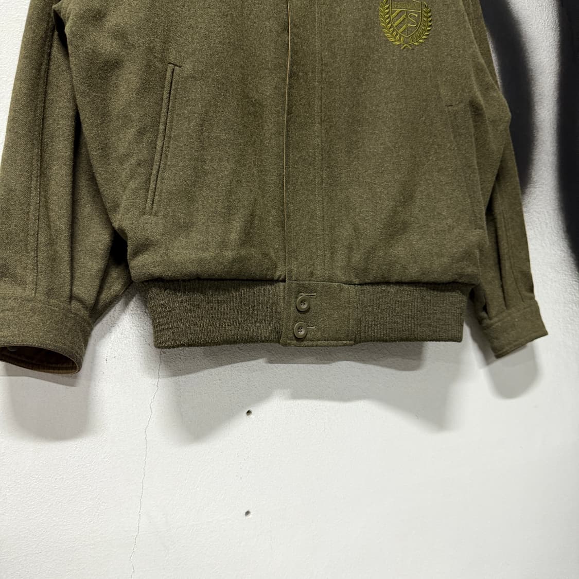 VTG 빈티지 울 혼방 웨스턴 리버시블 집업 봄버 자켓 상품이미지8