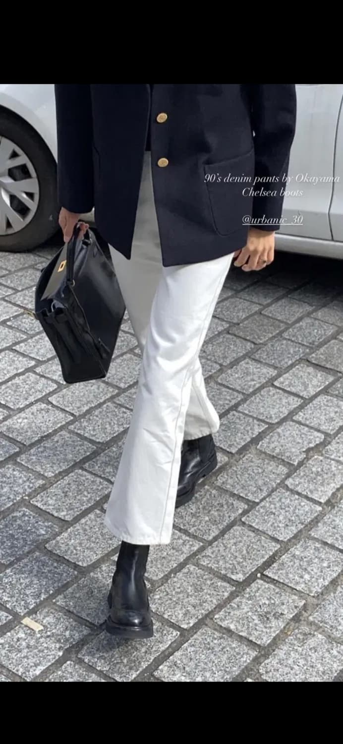 얼바닉30 90‘s 크롭 데님 팬츠 상품이미지1