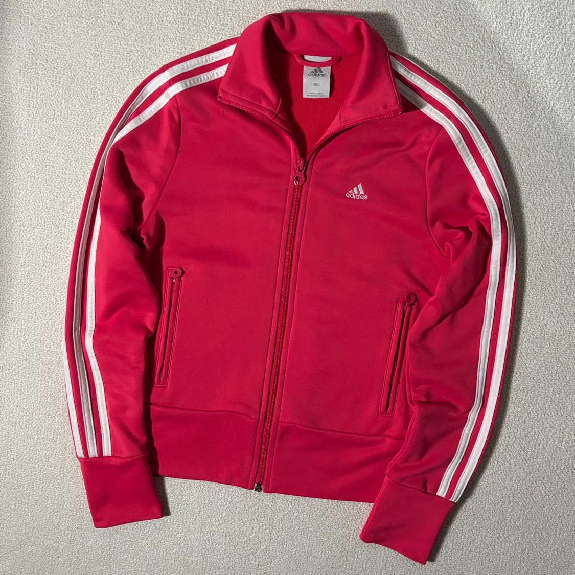 아디다스 y2k 핫핑크 딱붙핏 져지 상품이미지1