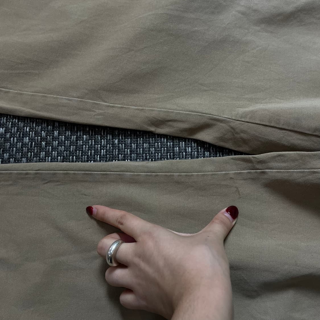 (42) 올드네이비 브라운 카고 데님 팬츠 상품이미지4