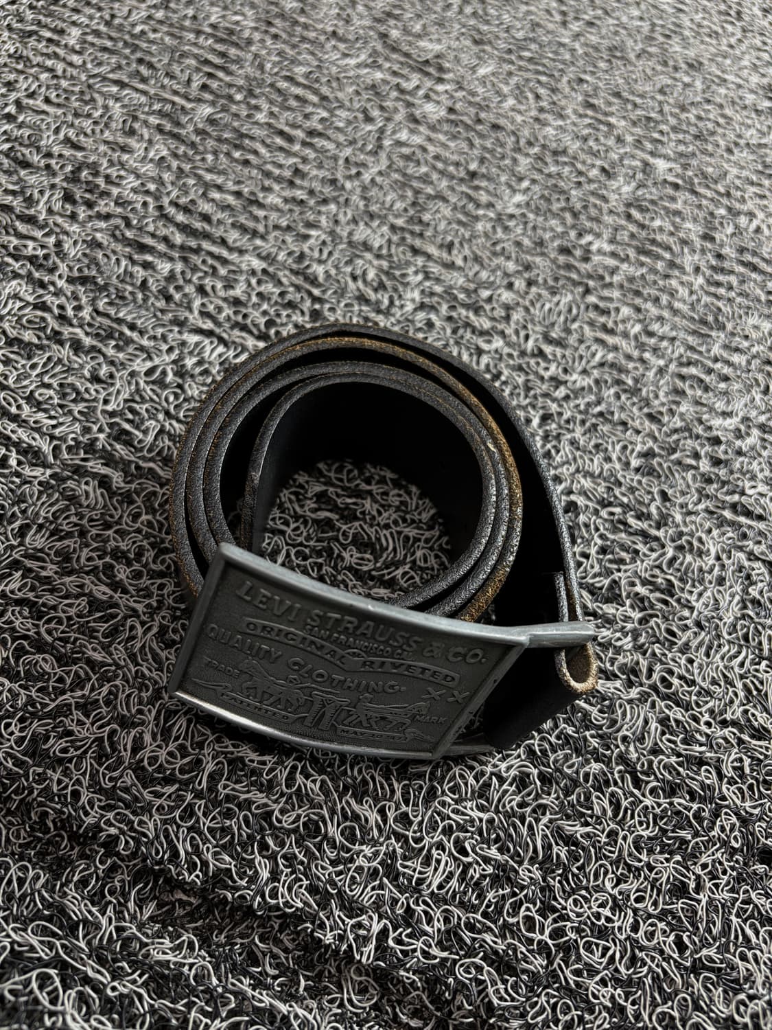 리바이스 웨스턴 실버버클 레더 벨트 3676 상품이미지5