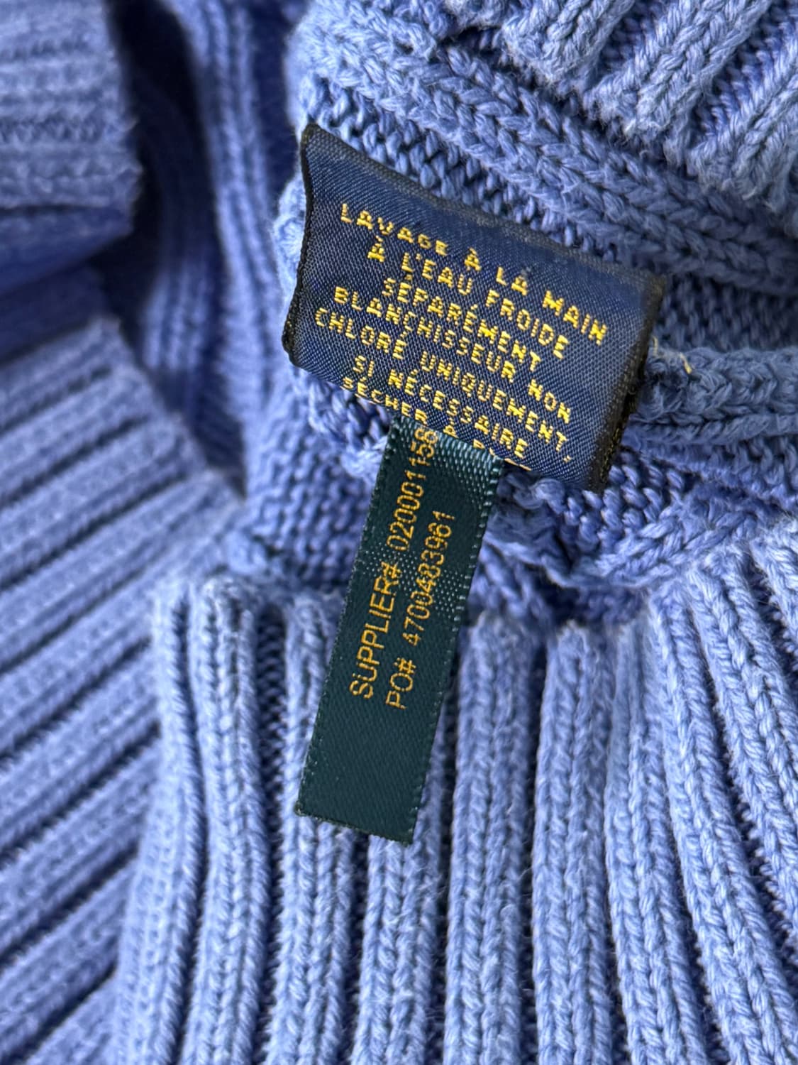 폴로 랄프로렌 신형 소라 코튼 케이블 니트  상품이미지5