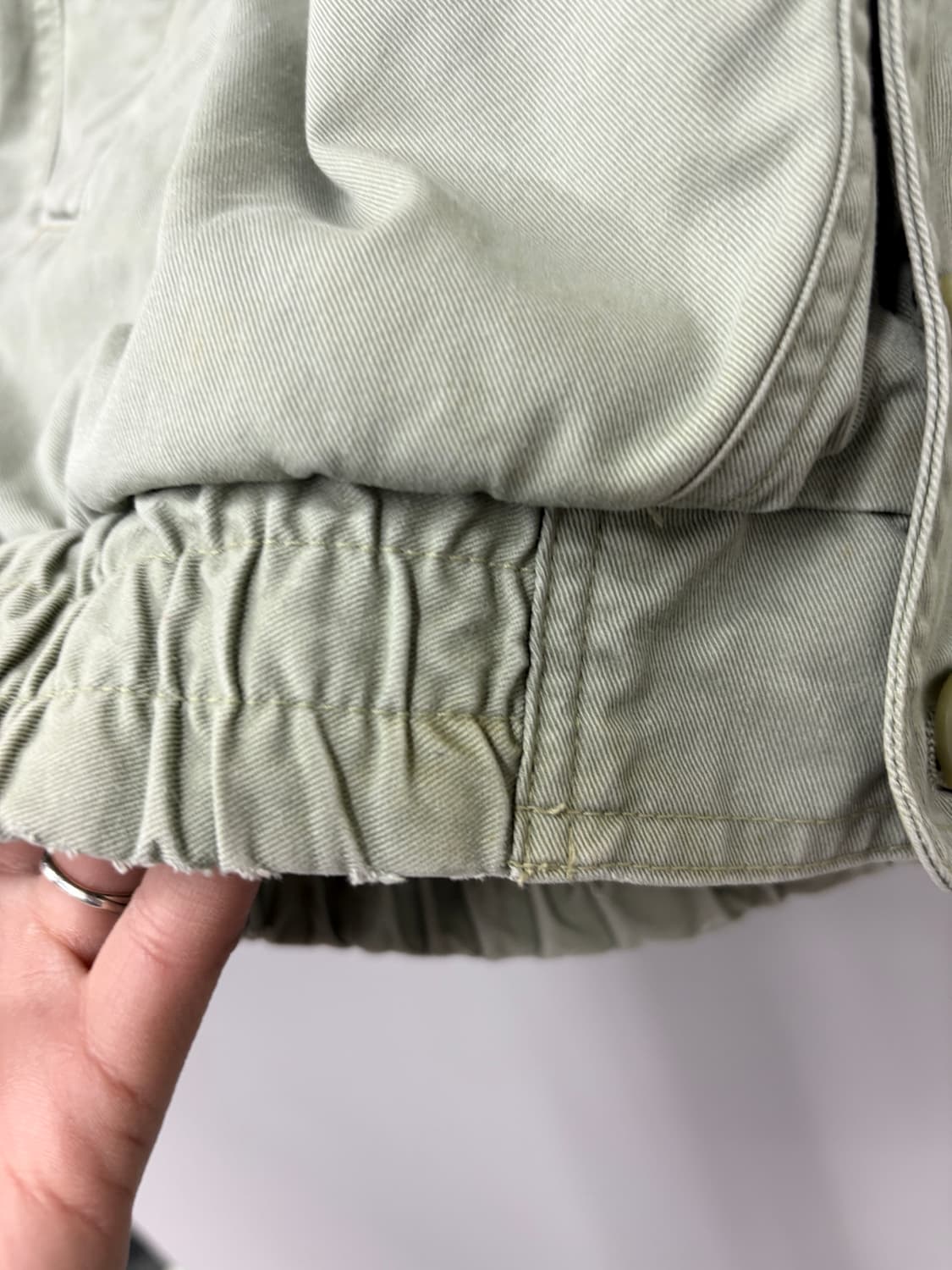 리 포켓 캔버스 블루종자켓 A3608 상품이미지8