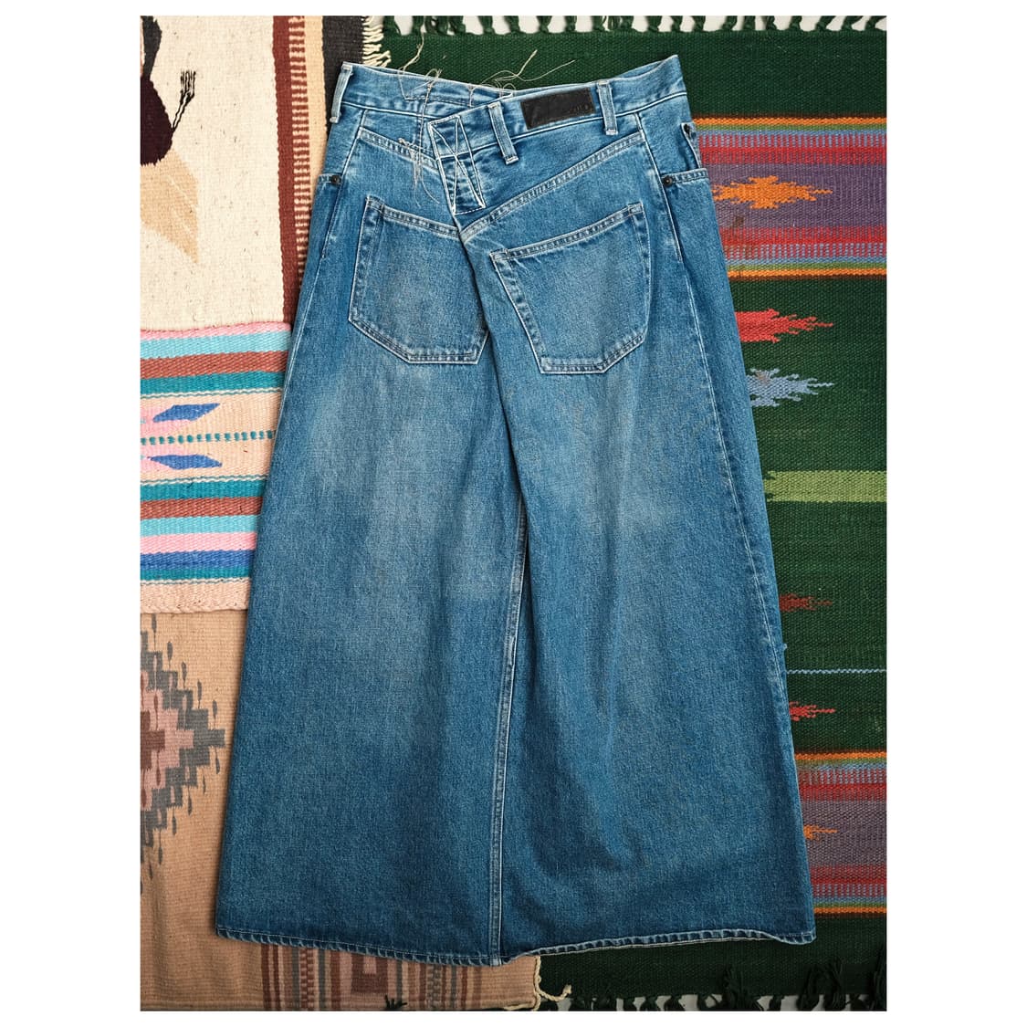 쿠로 크로스 데님 스커트 사이즈 추천 25-26 상품이미지8